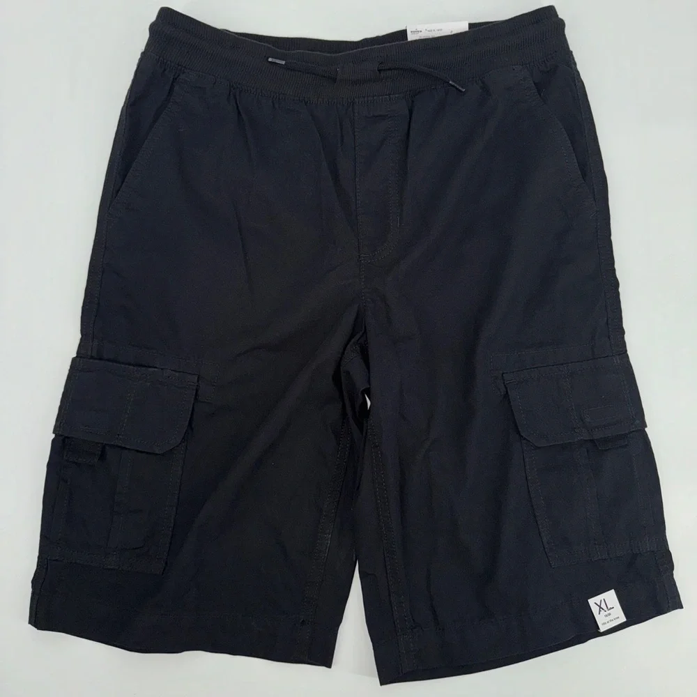 NEW Sonoma black pull on cargo shorts